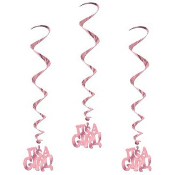 IT'S A GIRL WHIRLS 5/PKG 40"