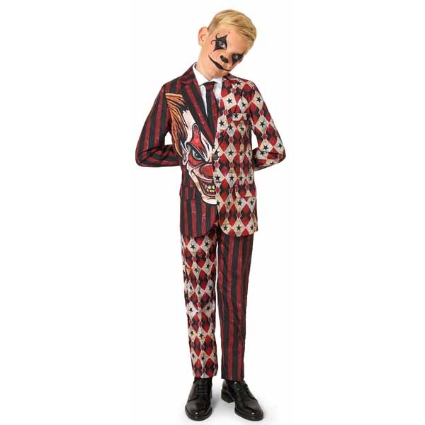 SUITMEISTER BOYS XLARG SCARY CLOWN RD