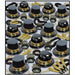 Showtime Gold Deluxe New Year's Party Kit for 100