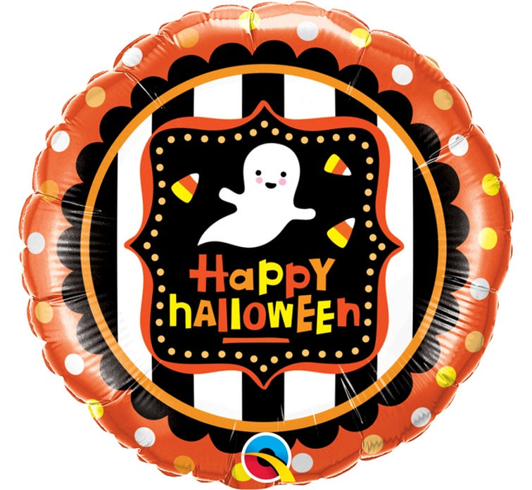 Happy Halloween Neon Foil Balloon: Instant Festive Cheer