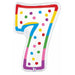 Number 7 Birthday Candle Foil Balloon, 24 Inch