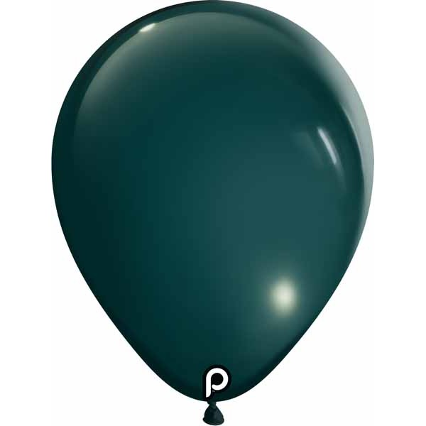 Prima Deep Teal 18-Inch Round Latex Balloons, 25 Pack