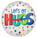 Lots of Hugs 18-Inch Round Foil Balloon
