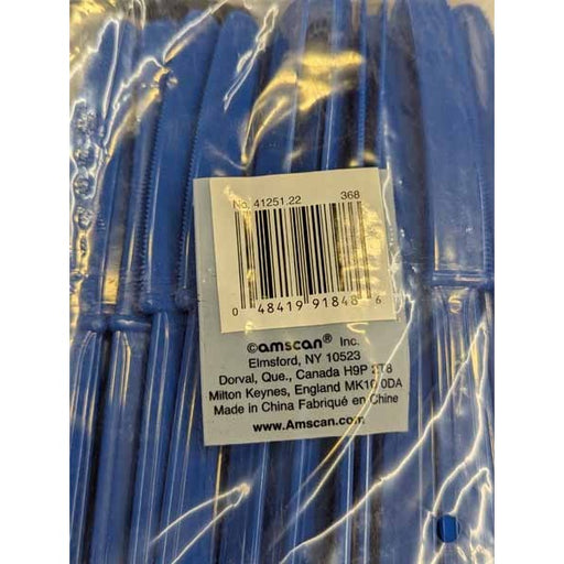 Marine Blue Plastic Knives, 50 Pack