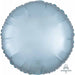 18-Inch Pastel Blue Satin Round Foil Balloon