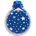 Gemar 18-Inch White Stars Latex Stuffing Balloons, 25 Count