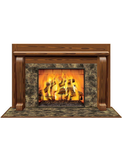 Fireplace Insta-View Wall Decal