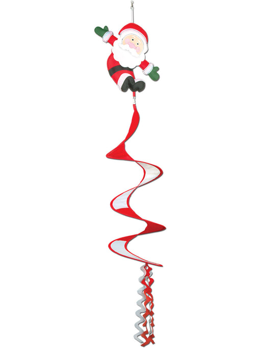 42-Inch Santa Claus Wind-Spinner For Festive Outdoor Decor