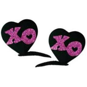 XOXO Hair Clips, 2 Pack