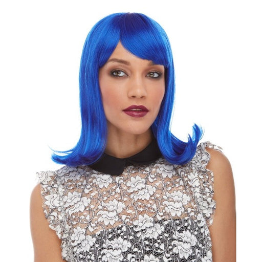 Peggy Sue Costume Wig in Dark Blue