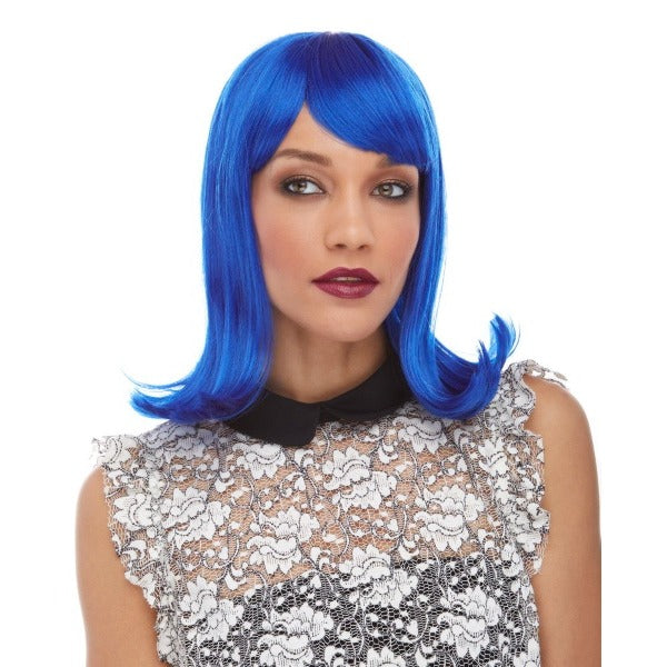 Peggy Sue Costume Wig in Dark Blue