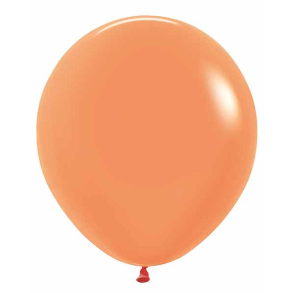 Sempertex Neon Orange 18-Inch Latex Balloons, 25 Count