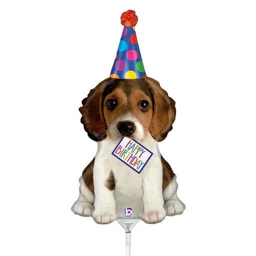 Birthday Puppy Mini Shape Balloon (14 inch) (5/Pk)
