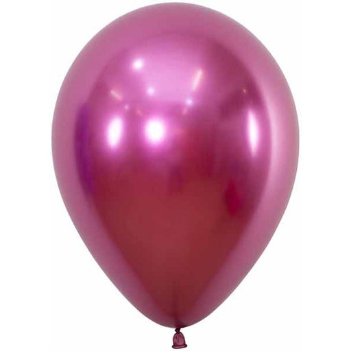 Sempertex 5" Reflex Fuchsia Latex Balloons, 50 Pack