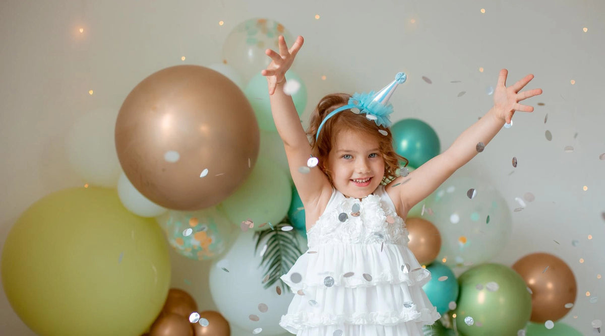 Colorful party decorations ready for a joyful celebration