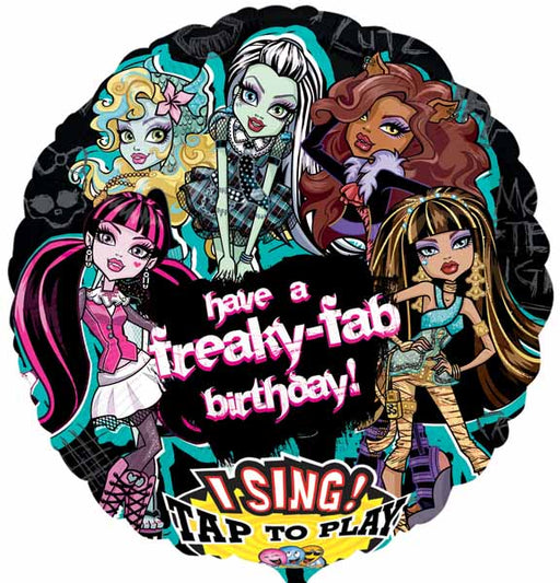 MONSTER HIGH BDAY 28"SING TUNE P75-SAT
