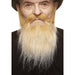 Blonde and White Costume Moustache and Beard Set
