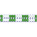 Green & White Arcade Garland, 12 ft