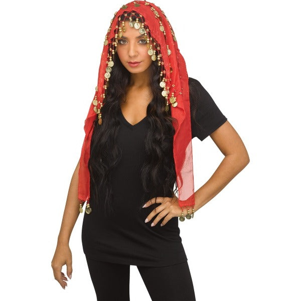 Red Mystic Costume Sash