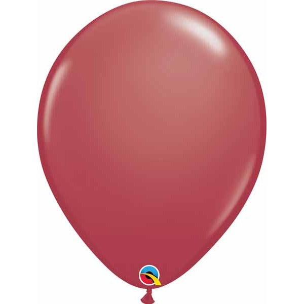 Qualatex 11-Inch Cranberry Latex Balloons, 100 Count