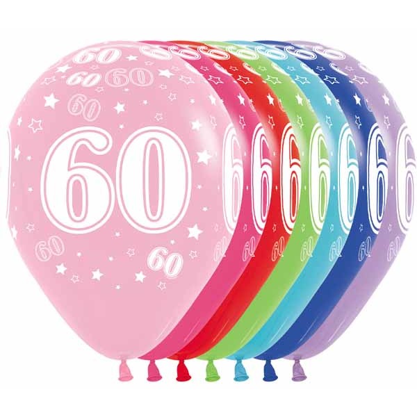 NUMBER "60" ASST 11" SEMPERTEX 50/BG