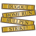 Baseball Street Sign Cutouts, 4-Pack