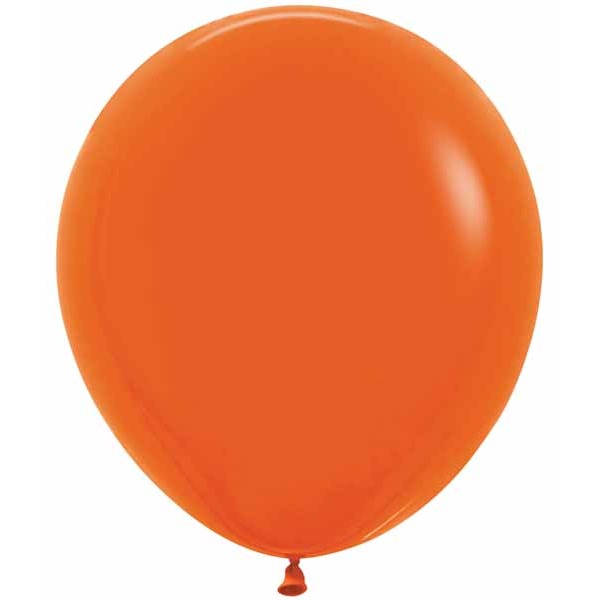 Sempertex Orange 18-Inch Latex Balloons, 25 Count