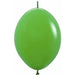 Sempertex Shamrock Green 12-Inch Link-O-Loons Latex Balloons, 25 Count