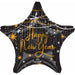 Midnight Hour Happy New Year 19" Star Foil Balloon