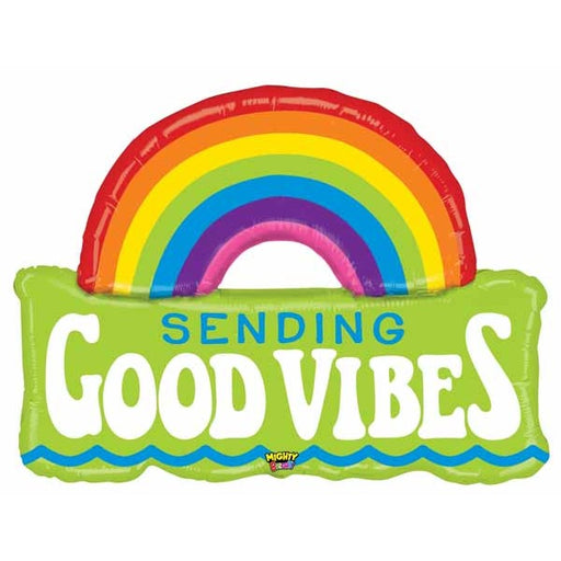 Mighty Good Vibes 37-Inch Shaped Foil Balloon