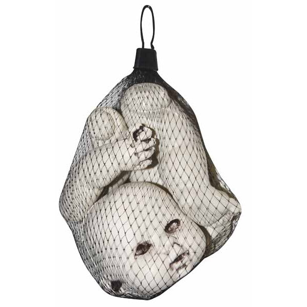 Bag of Doll Parts Halloween Decoration, 5 Pieces
