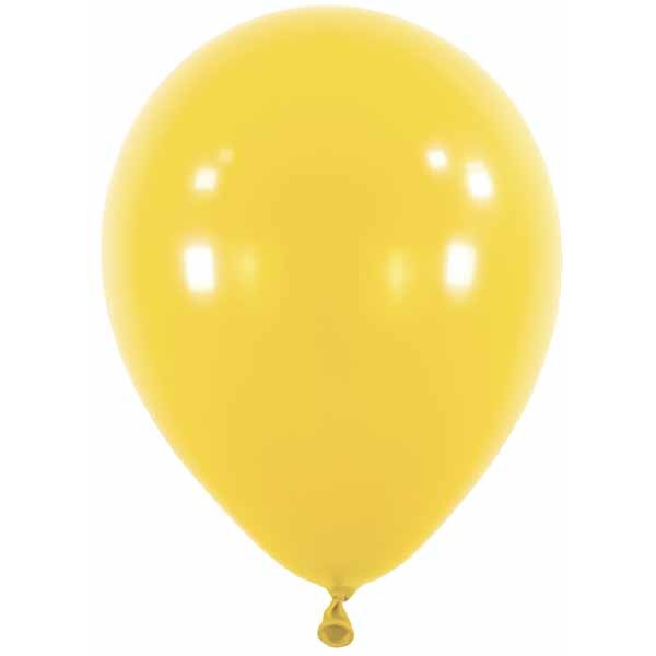 Mustard Yellow 11 Inch Latex Balloons, 100 Count