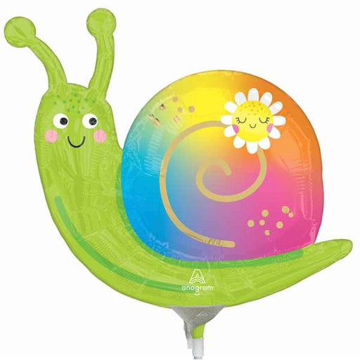 Happy Snail Mini Shape Foil Balloon