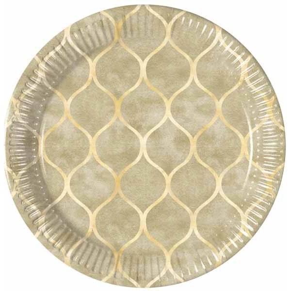 Arabic Cells 7.6-Inch Paper Plates, 8-Pack