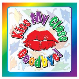 Kiss My Class Goodbye Graduation Luncheon Napkins, 16 Count