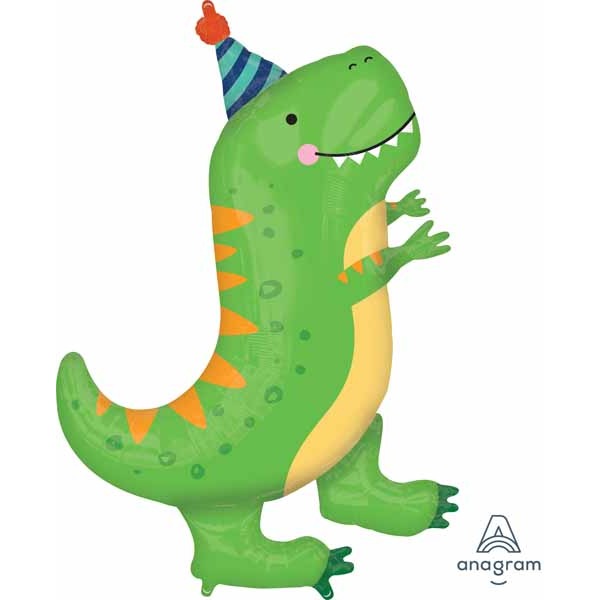 Dinomite T-Rex 34-Inch Shaped Foil Balloon