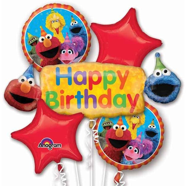 Sesame Street Fun Foil Balloon Bouquet