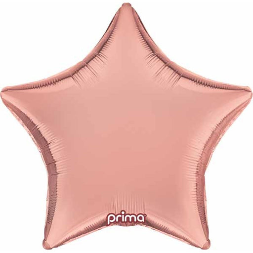 Prima Rose Gold Star Foil Balloon, 18 Inch