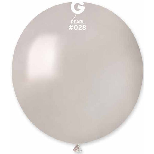 Gemar 19" Metallic Pearl #028 Latex Balloons, 25 Count