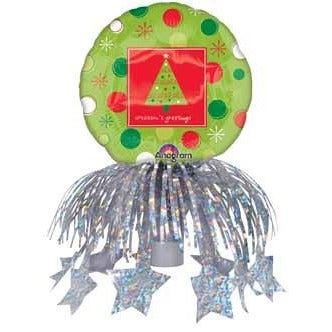 HOLIDAY BUZZ DOTS 9" BOTTLE TOPPER A60