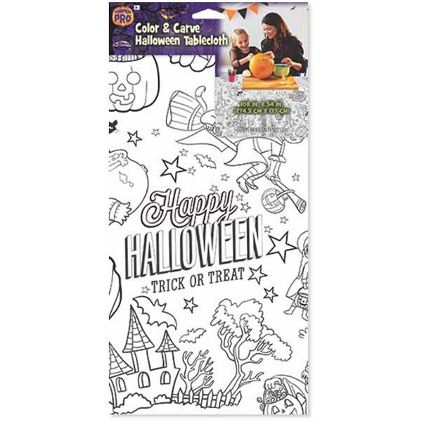 Color and Carve Tablecloth, 54 x 108 Inches