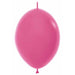 Sempertex Fuchsia 12-Inch Link-O-Loons Latex Balloons, 25 Count