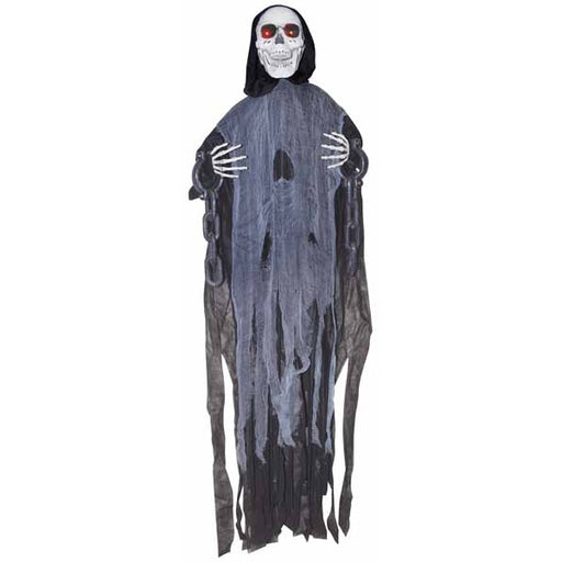 Hanging Animated Black Reaper in Chains