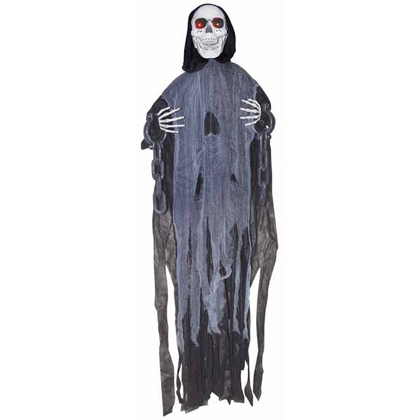 Hanging Animated Black Reaper in Chains