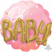Pink Baby Girl 28-Inch Foil Balloon