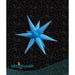 DecoChamp Neon Blue Starburst Foil Balloon, 26 Inch