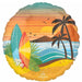 Beach Life 18-Inch Round Foil Balloon