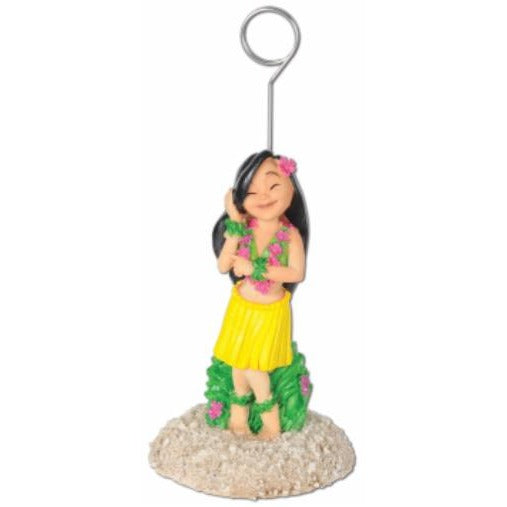 Hula Girl Photo and Balloon Holder, 6 oz