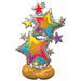 Colorful Star Cluster AirLoonz Foil Balloon, 59 Inch