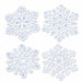 14-Inch Glittered Snowflake Cutouts